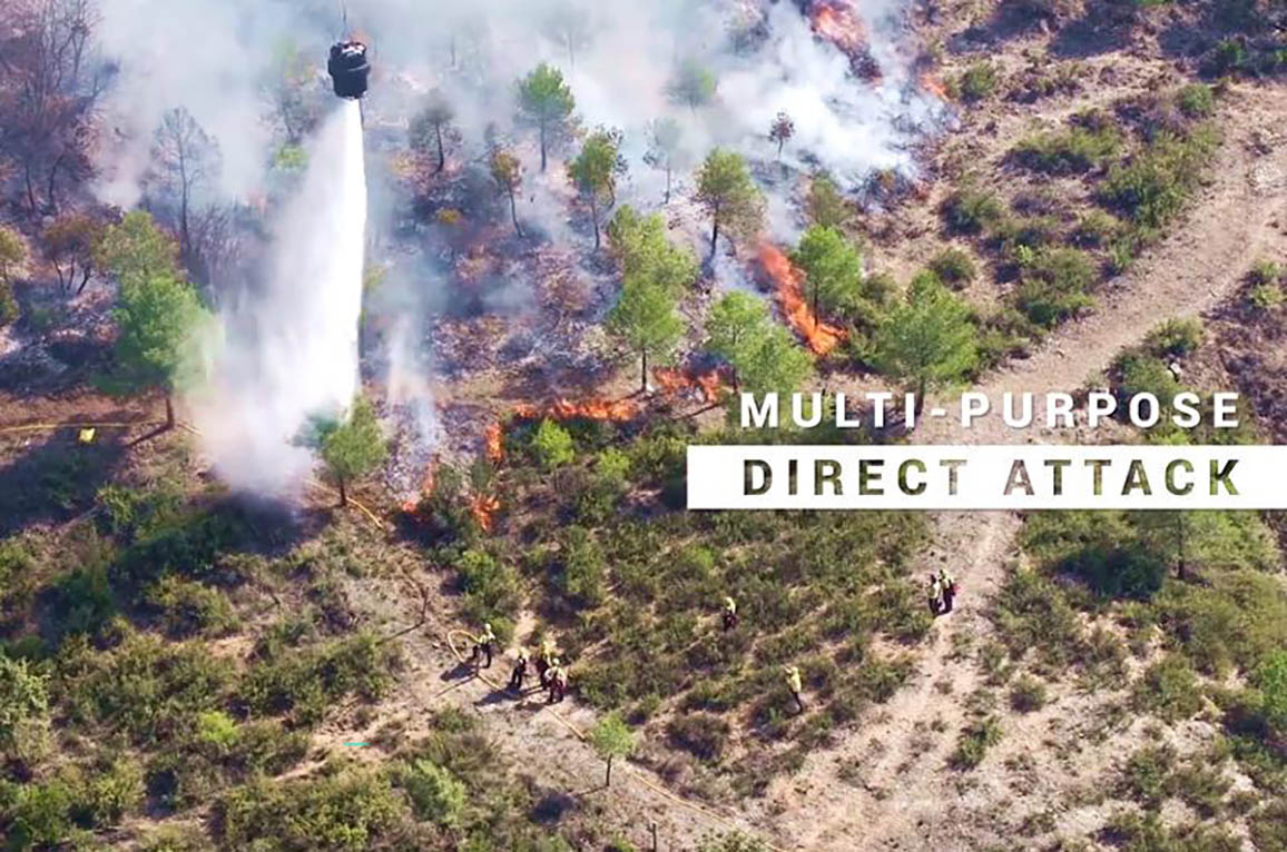 Extinción de incendios con medios aéreos