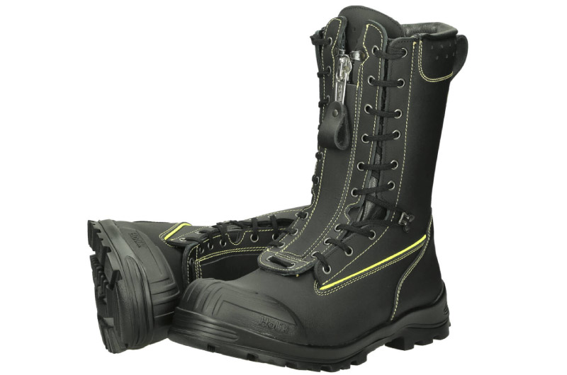 Bota de piel para bombero. Super ergonomica y resistente