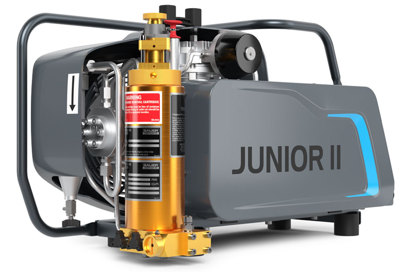 Compresor de Aire Respirable Grado D Bauer Junior II