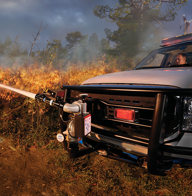 Monitor TFT Tornado para lucha contra incendios